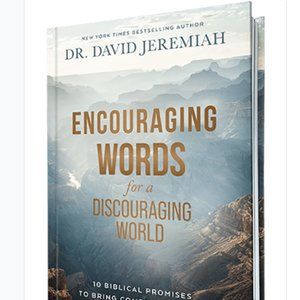 Encouraging Words For A Discouraging World By David Jeremiah 2024, Hardcover New